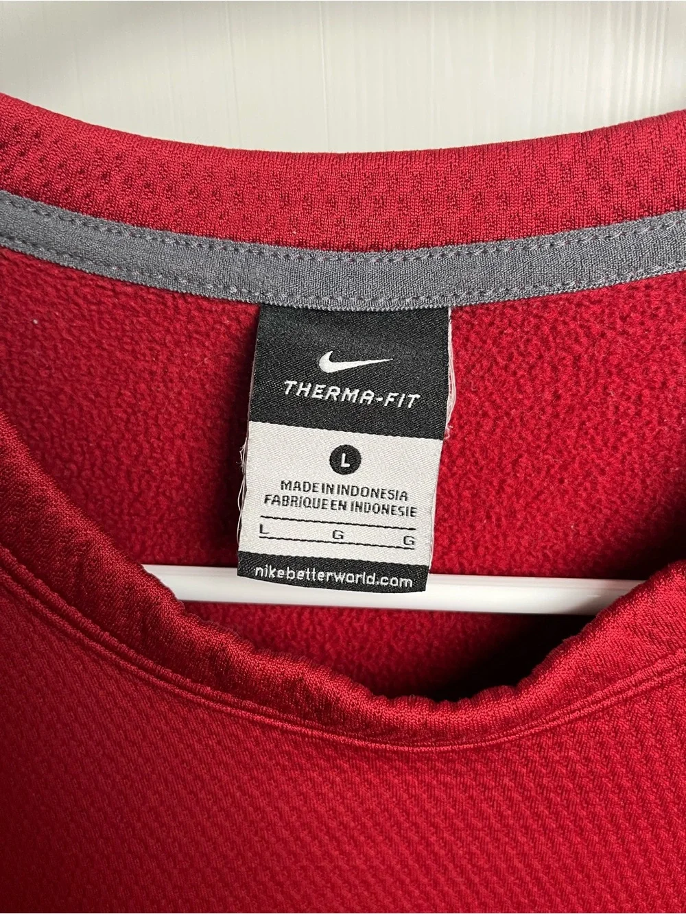 Nike Stanford Cardinal Sweatshirt Mens L Red Therma-Fit Football College NCAA